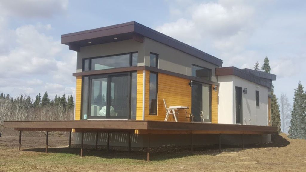Pocket House build in Alberta