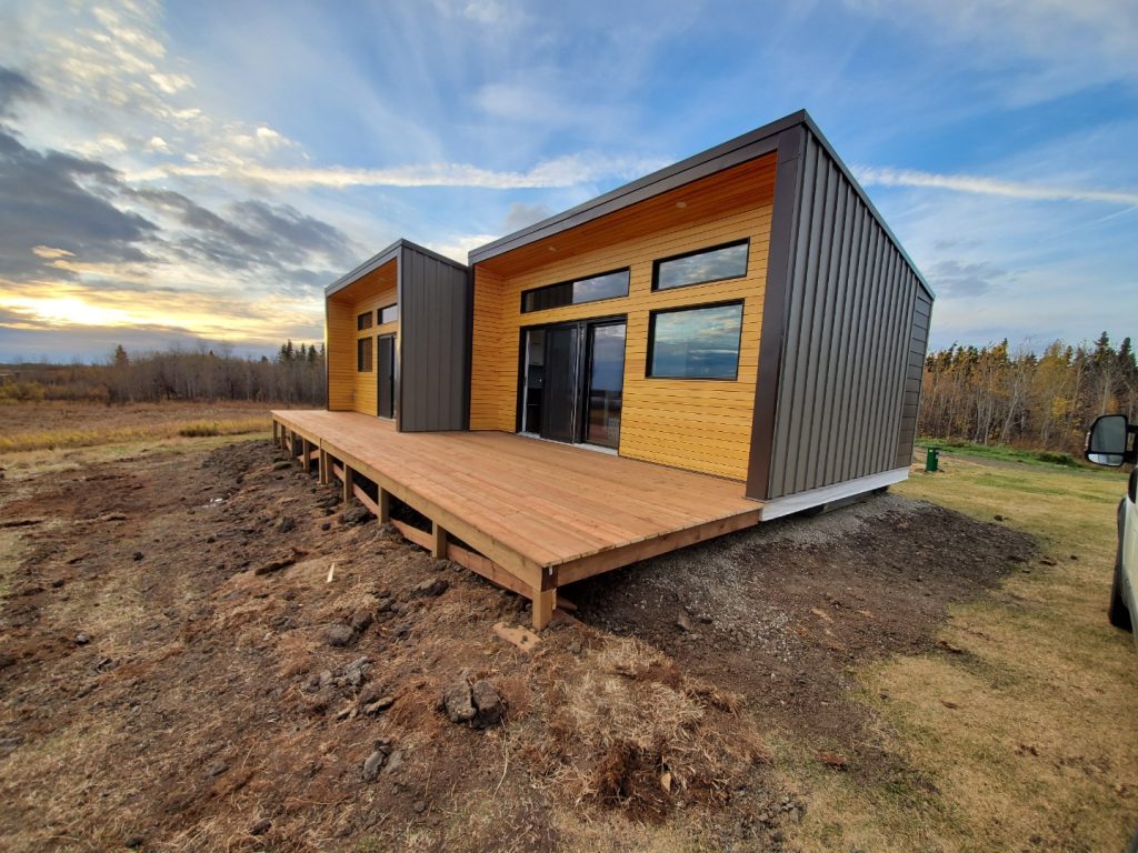 Pocket House build in Alberta